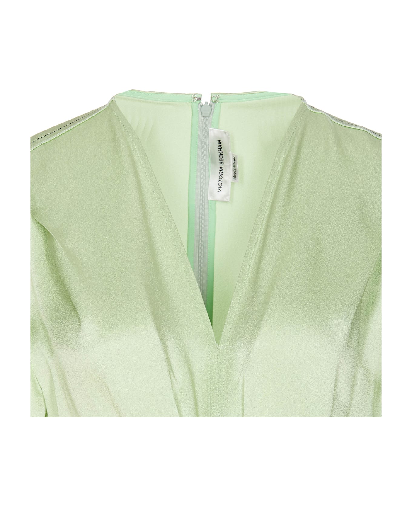 Victoria Beckham Midi Jade Dress - Green