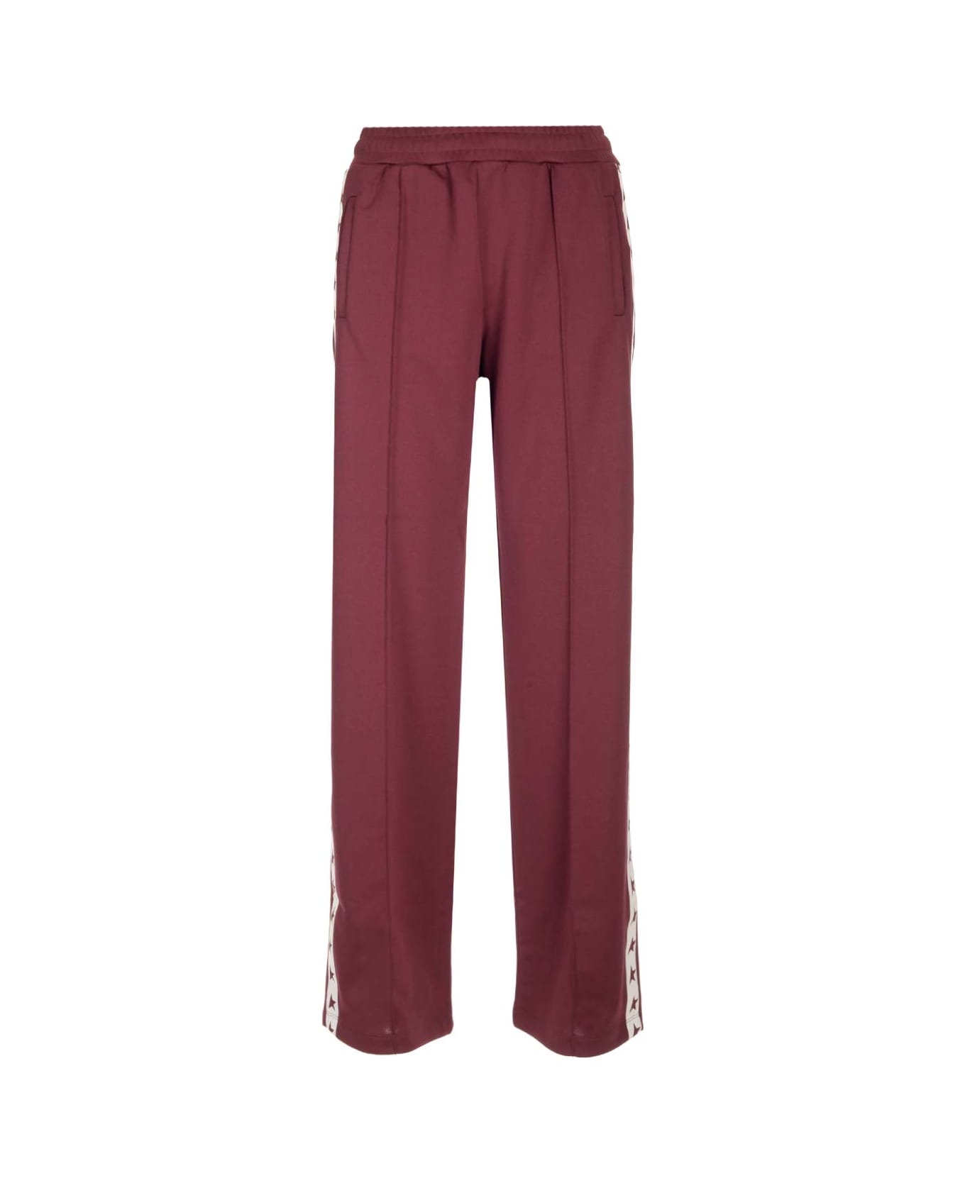 Golden Goose Burgundy Polyester Pants - Red ボトムス