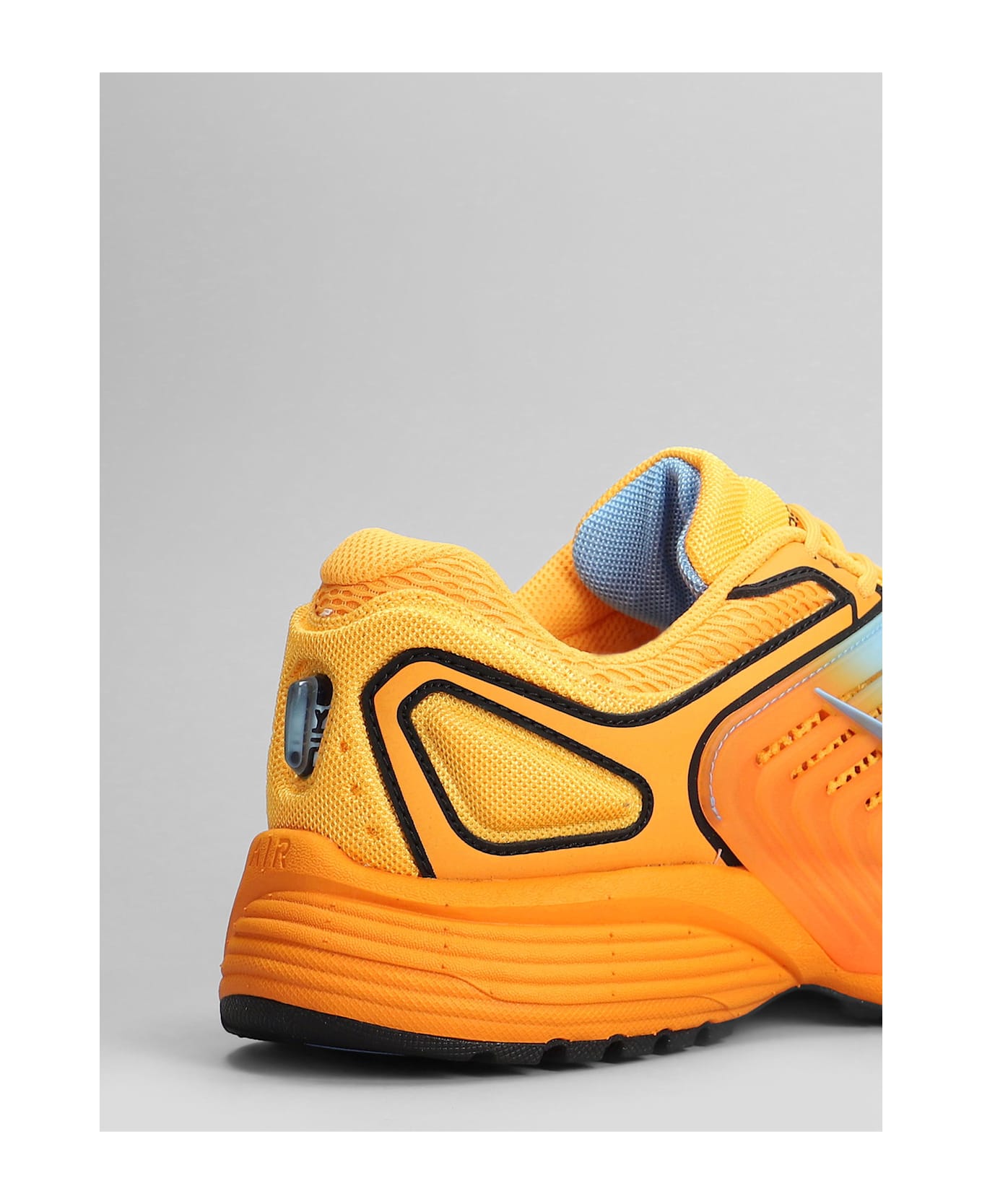 Nike Air Pegasus Wave Sneakers In Orange Leather And Fabric - orange