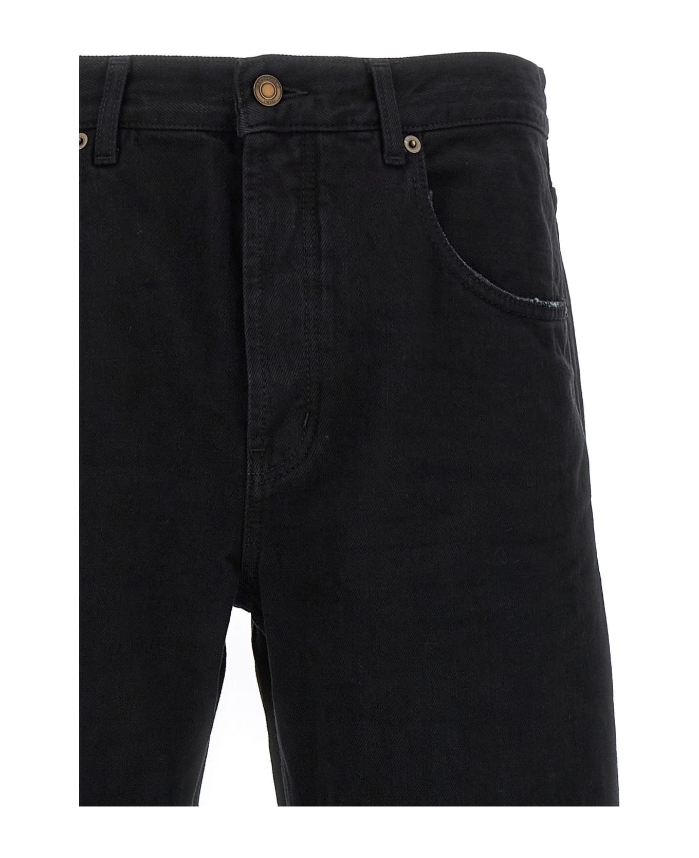 Saint Laurent Extreme Baggy Jeans - Black