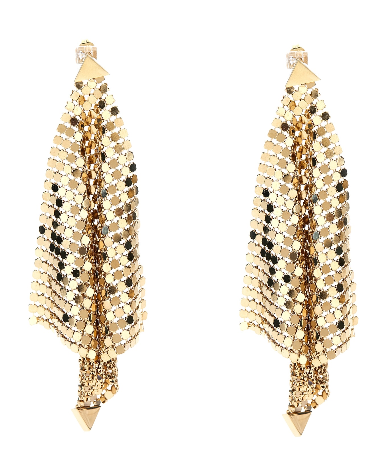 Paco Rabanne 
gold Chainmail
 Earrings - ORO