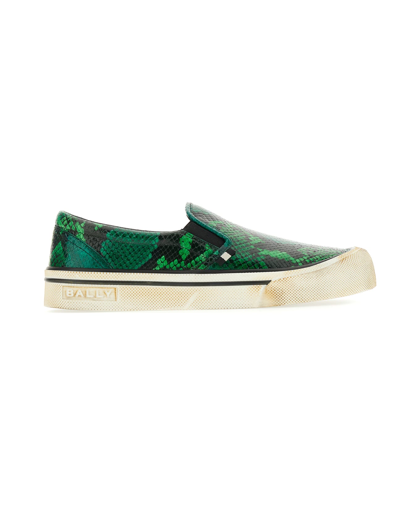 Bally Printed Nappa Slip Ons - I642