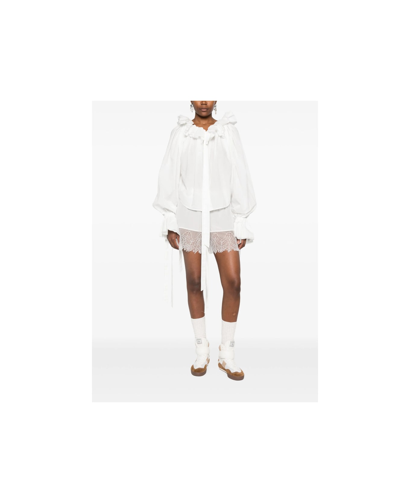 Ann Demeulemeester Short - WHITE