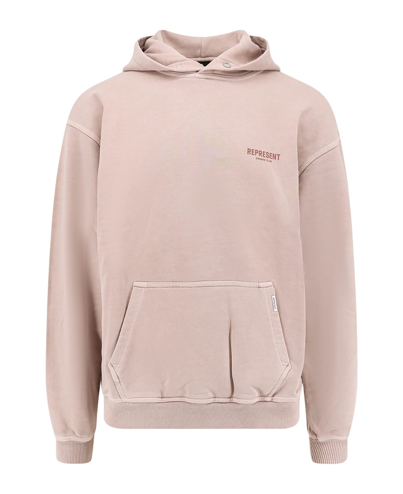 REPRESENT Owners Club Cotton Hoodie - DUSTY MAUVE