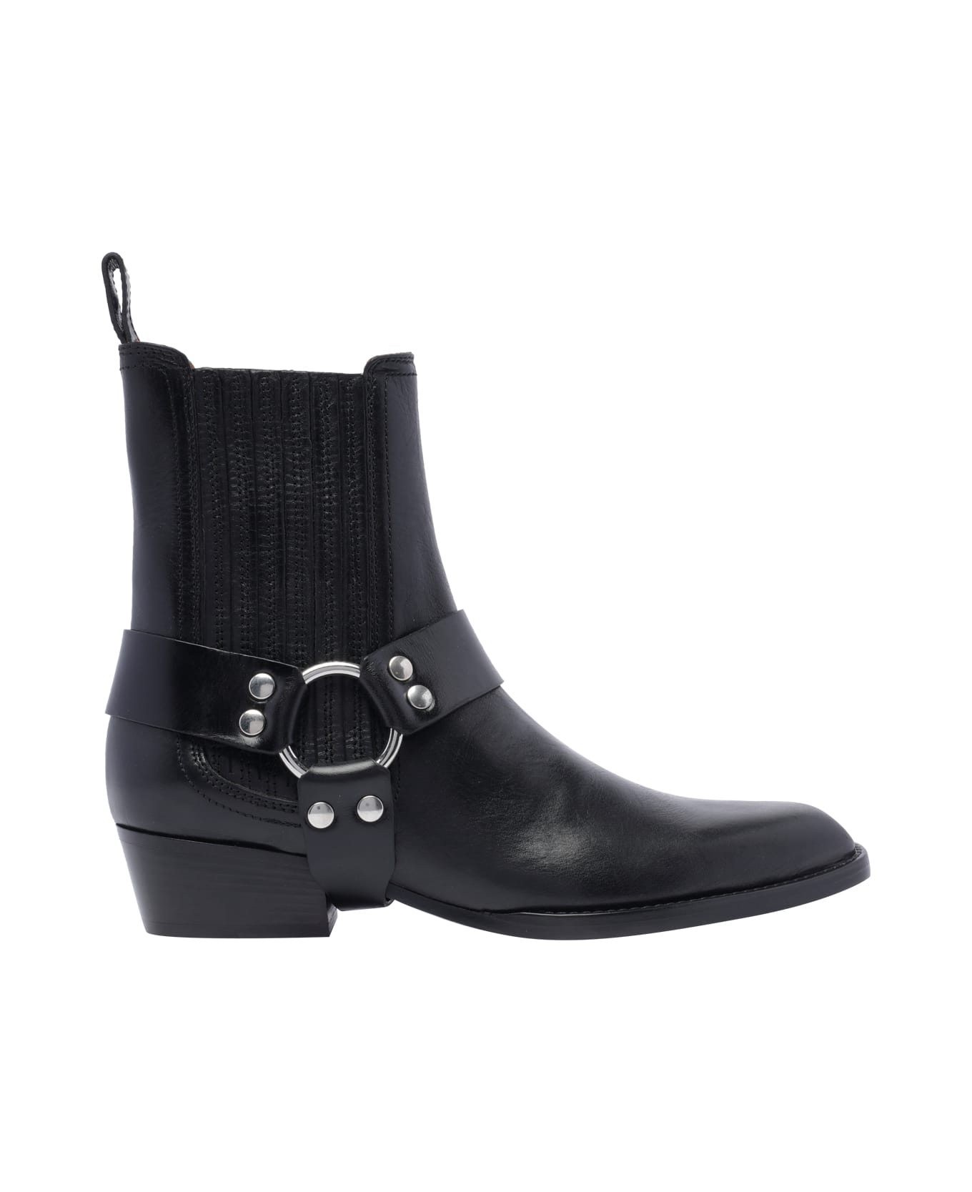 Paris Texas Helena Booties - Black