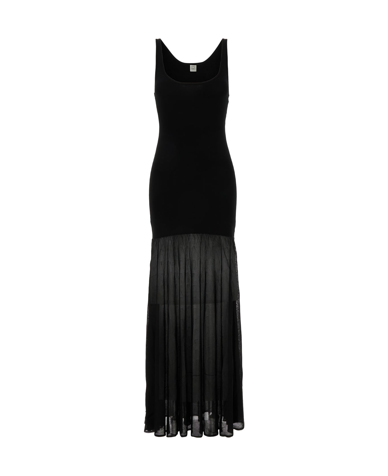 Totême Evening Tank Dress - BLACK