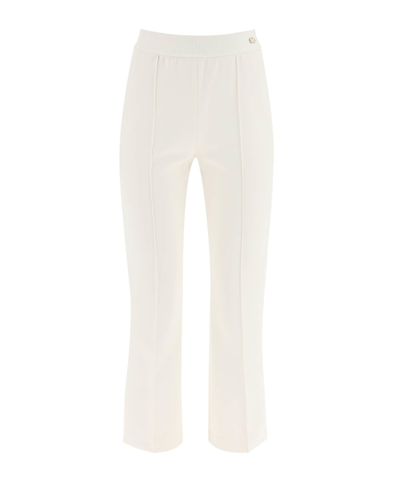Agnona Technical Cotton Jersey Pants - CHALK (White)