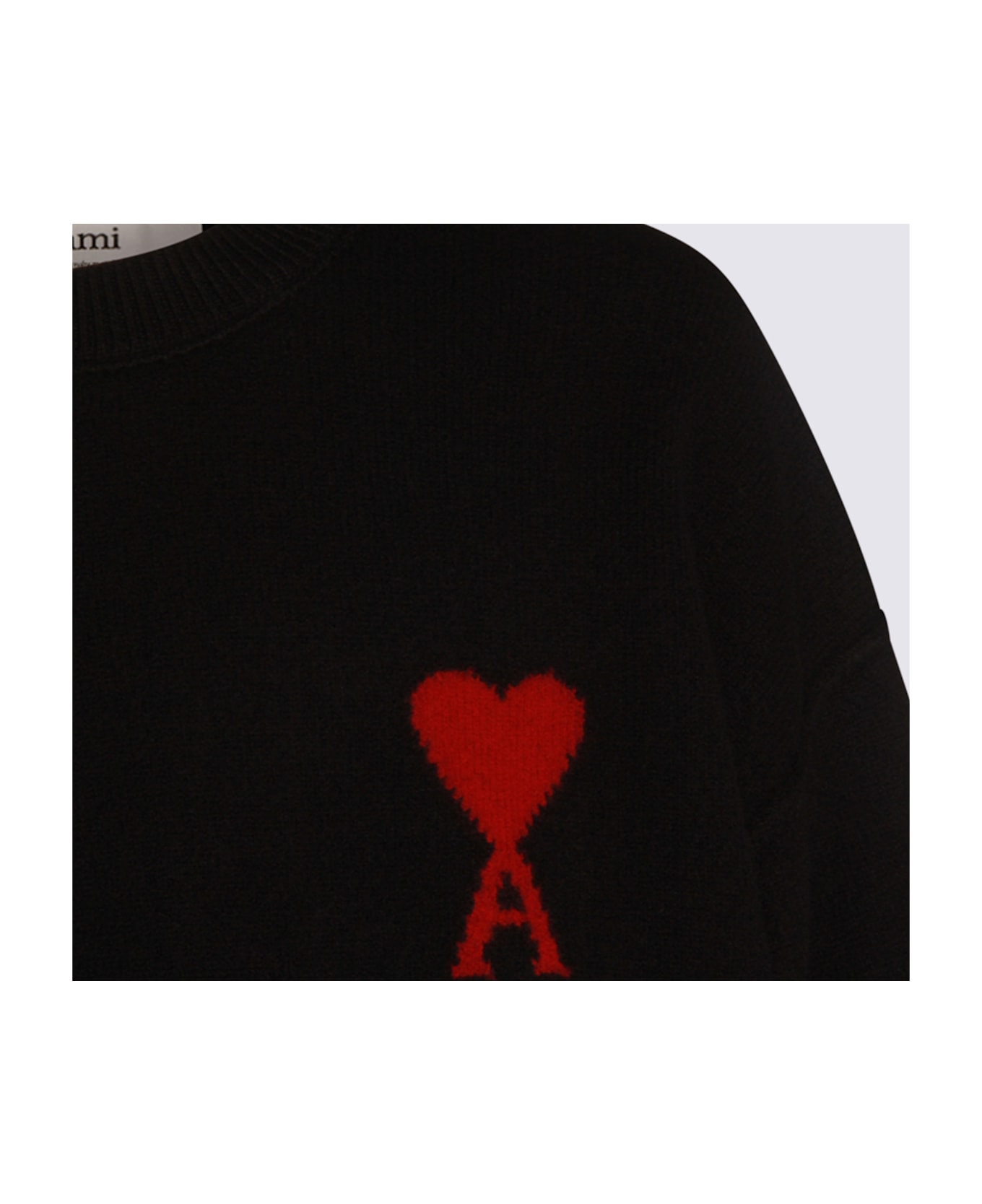 Ami Alexandre Mattiussi Black Wool Knitwear - Black