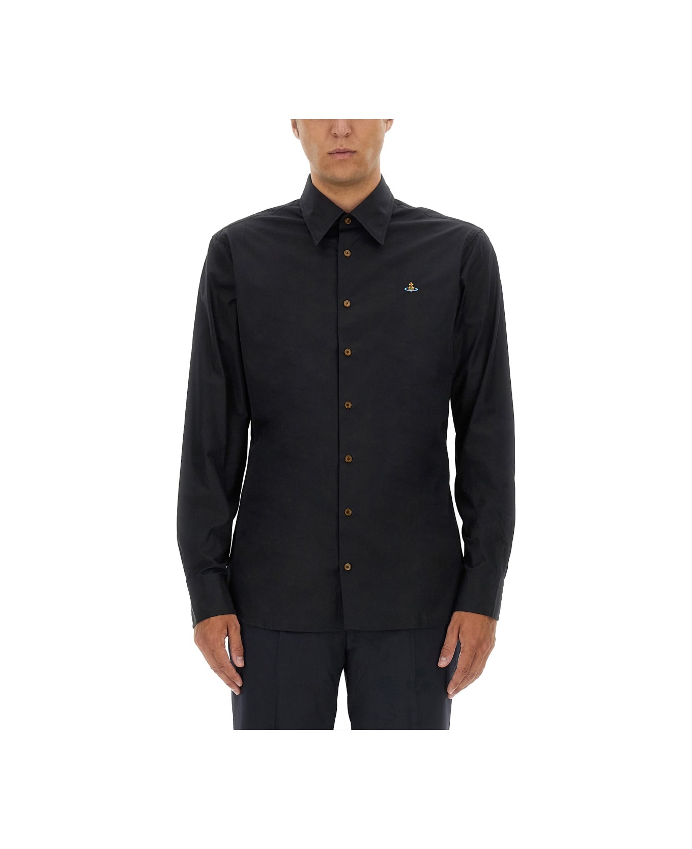 Vivienne Westwood Cotton Shirt - BLACK