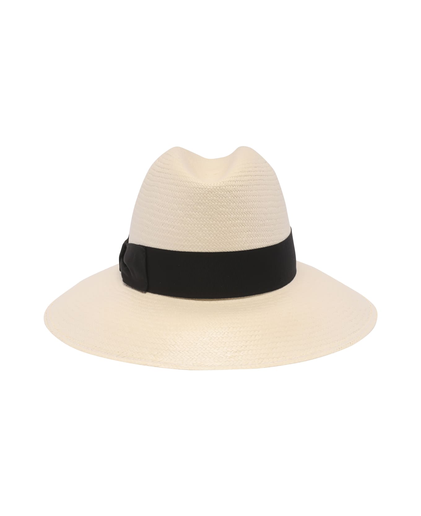 Borsalino Claudette Panama Hat - Black