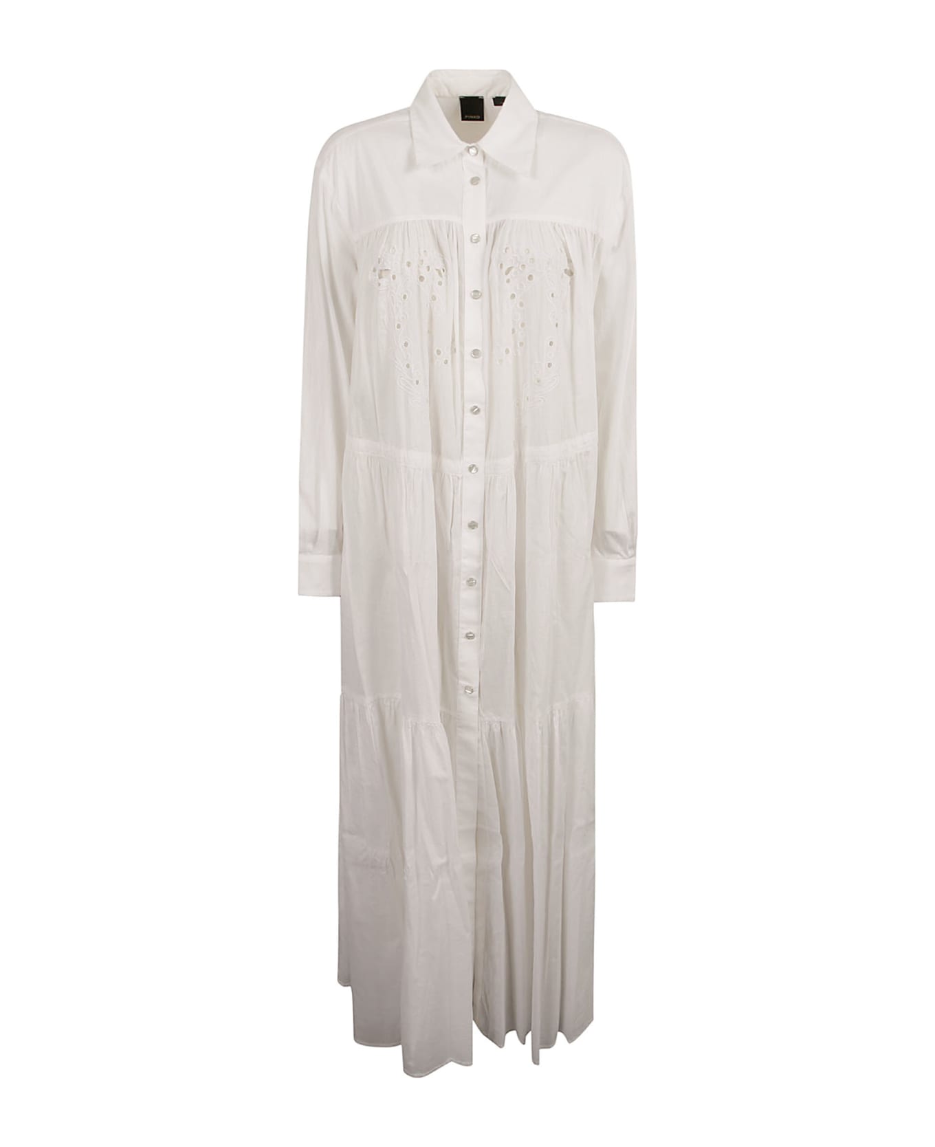 Pinko Dolce Vita Shirt Dress - White
