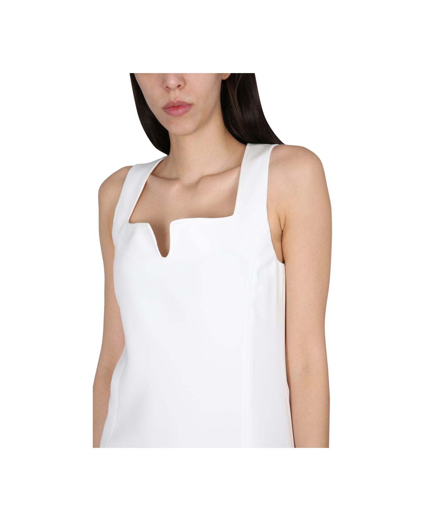 Boutique Moschino Mini Dress - WHITE