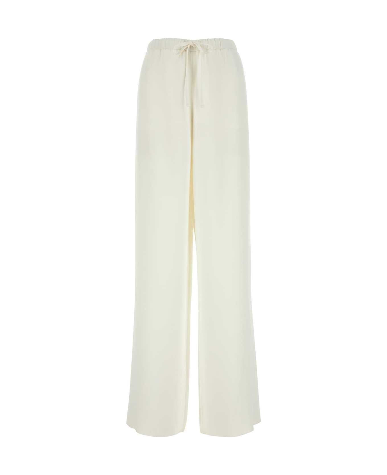 Valentino Garavani Ivory Cady Couture Wide-leg Pant - AVORIO