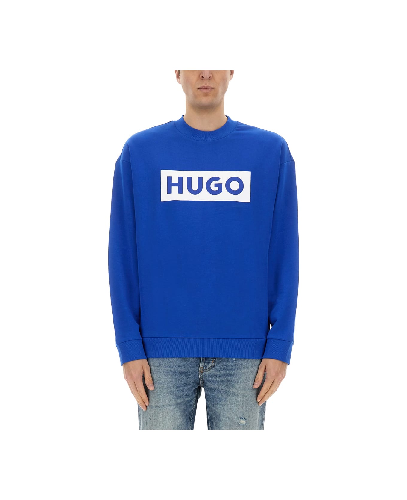 Hugo Boss "niero" Sweatshirt - BLUE