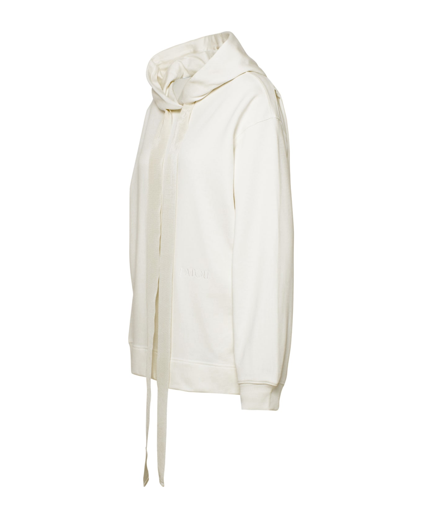Patou Ivory Cotton Sweatshirt - White