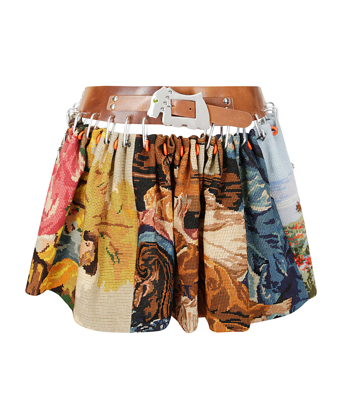 Chopova Lowena Mini Carabiner Skirt - MULTI