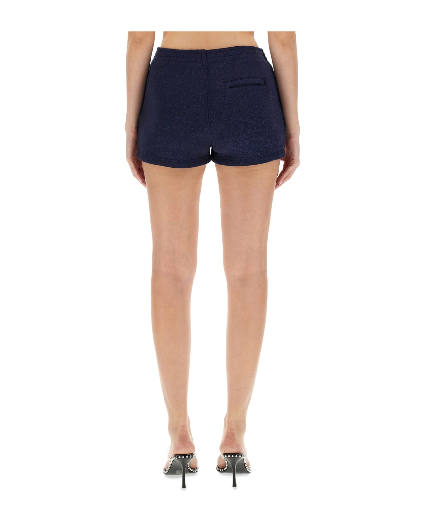 T by Alexander Wang Shorts With Logo - NERO