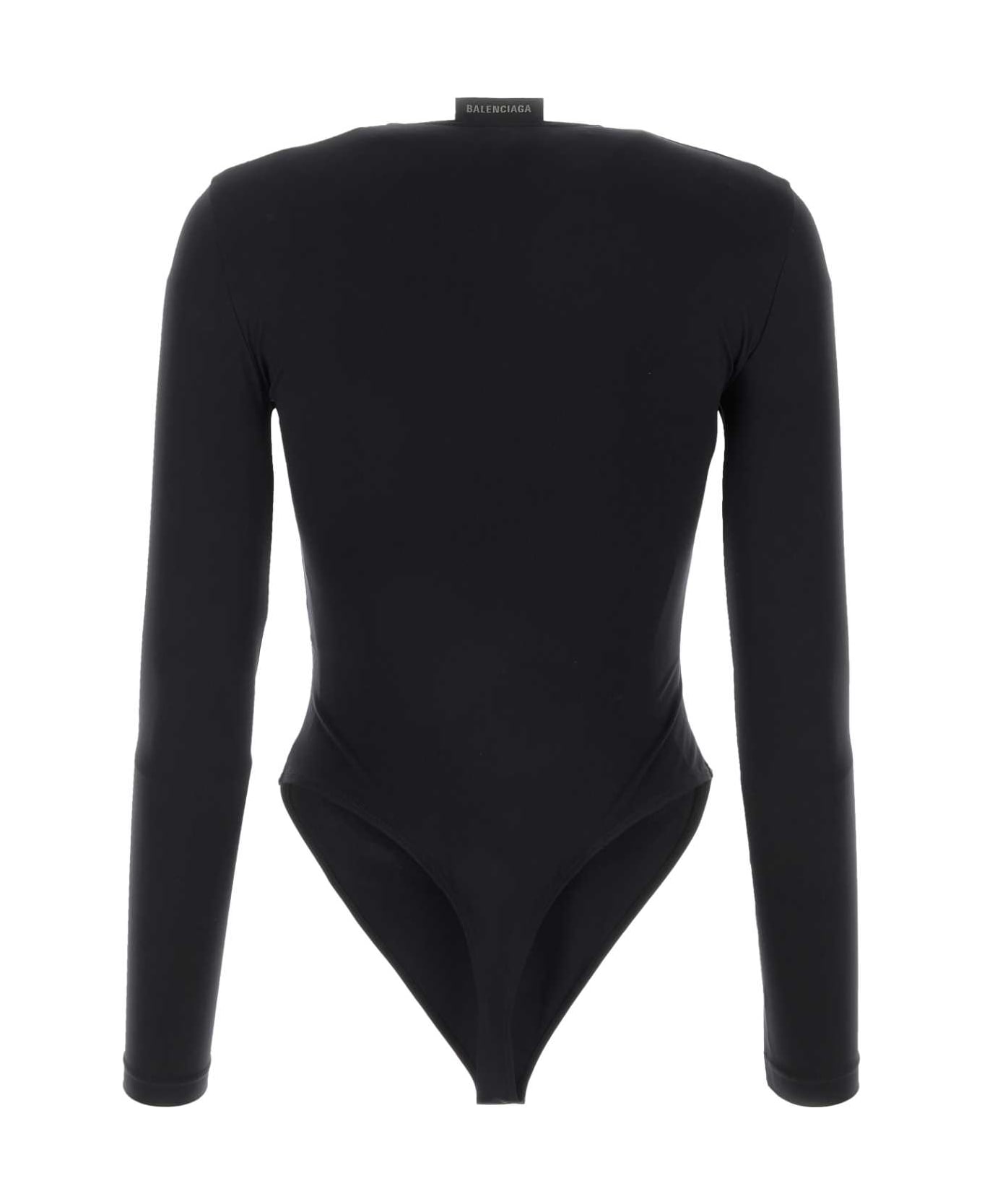 Balenciaga Black Jersey Outside Loop Bodysuit - 1000