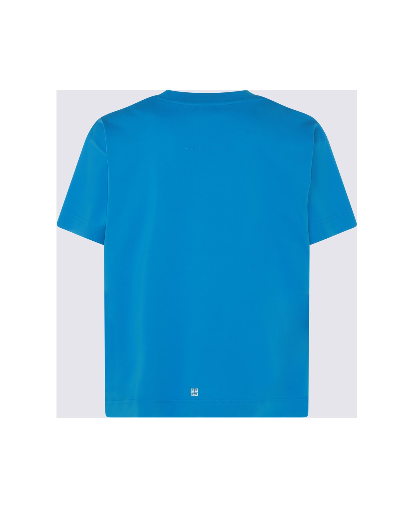 Givenchy Blue Cotton T-shirt - BRIGHT BLUE