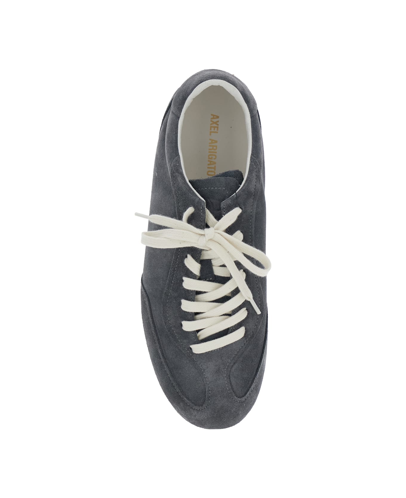 Axel Arigato 'daze Runner' Grey Sneaker With Logo On The Tongue And Grooved Sole In Suede Man - Grey