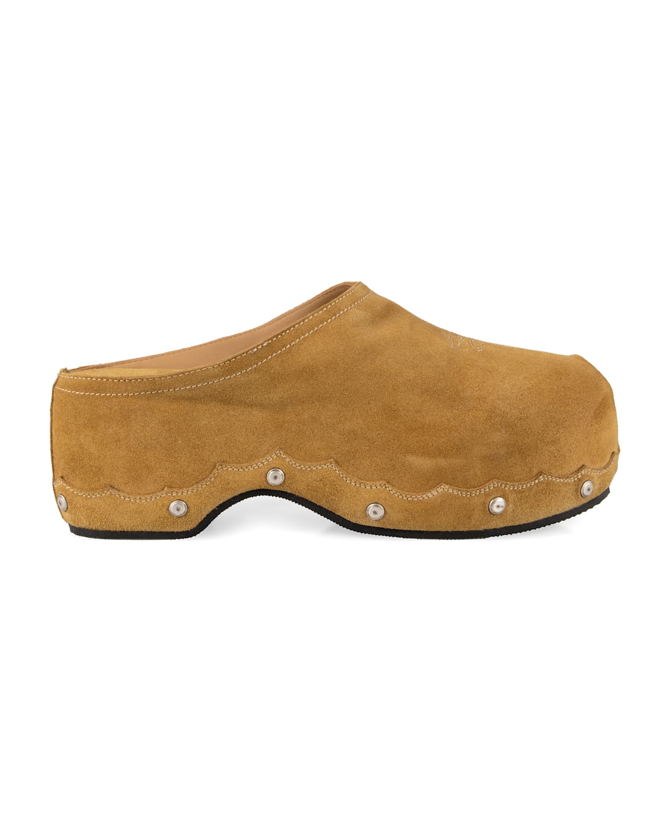 Sartore Suede Mules - Beige
