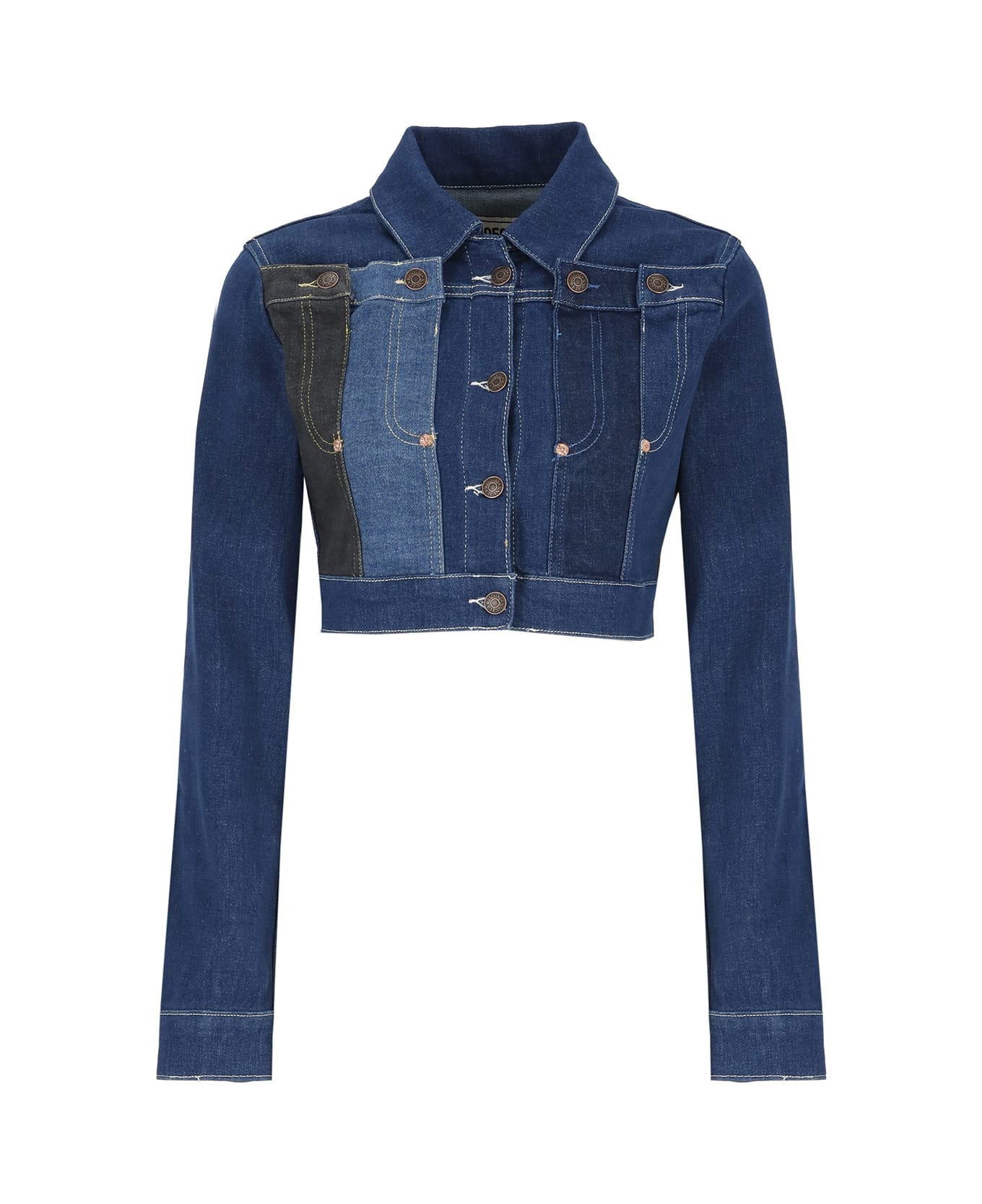 M05CH1N0 Jeans Cotton Denim Jacket - Blue