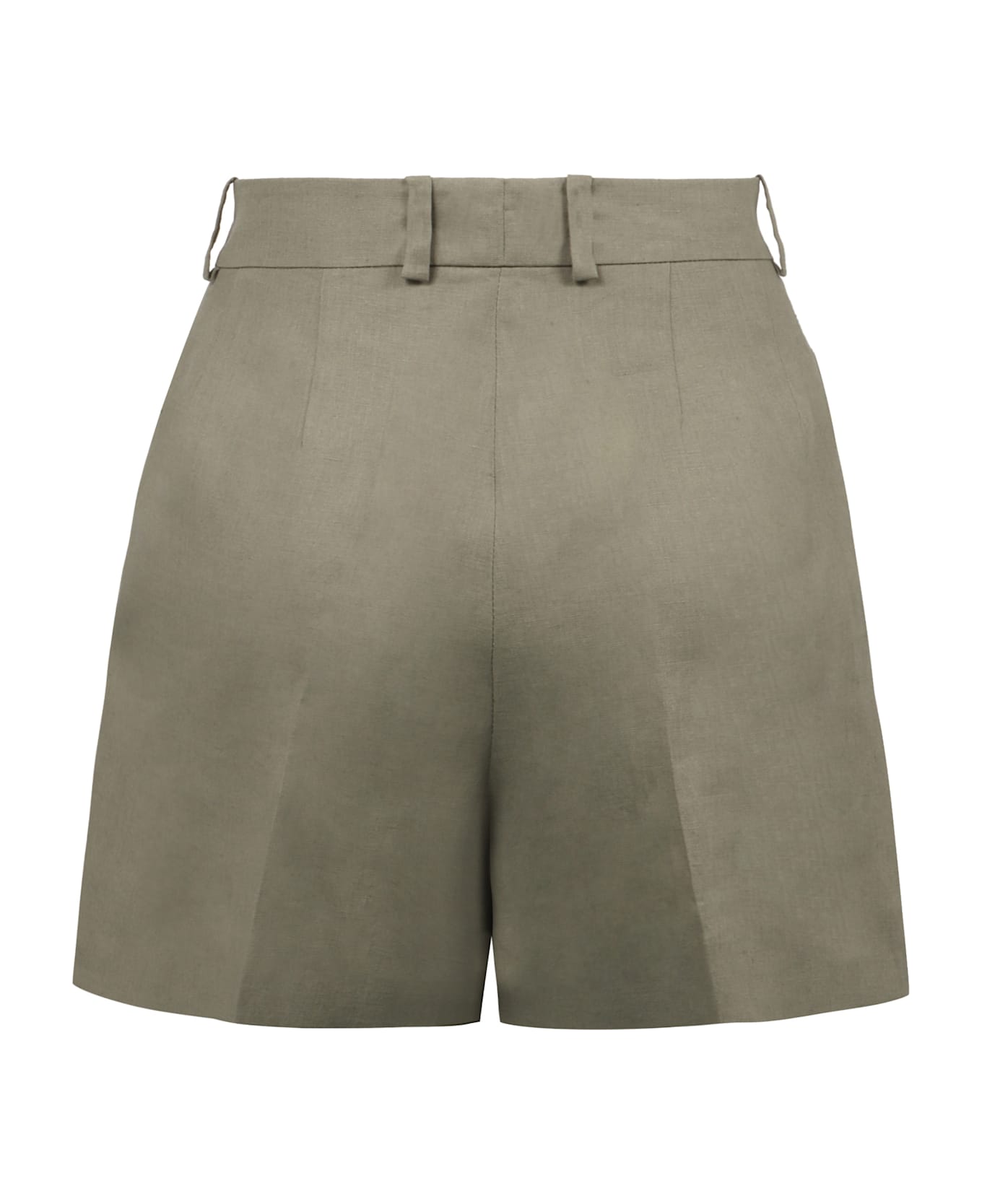 Kiton Linen Shorts - green