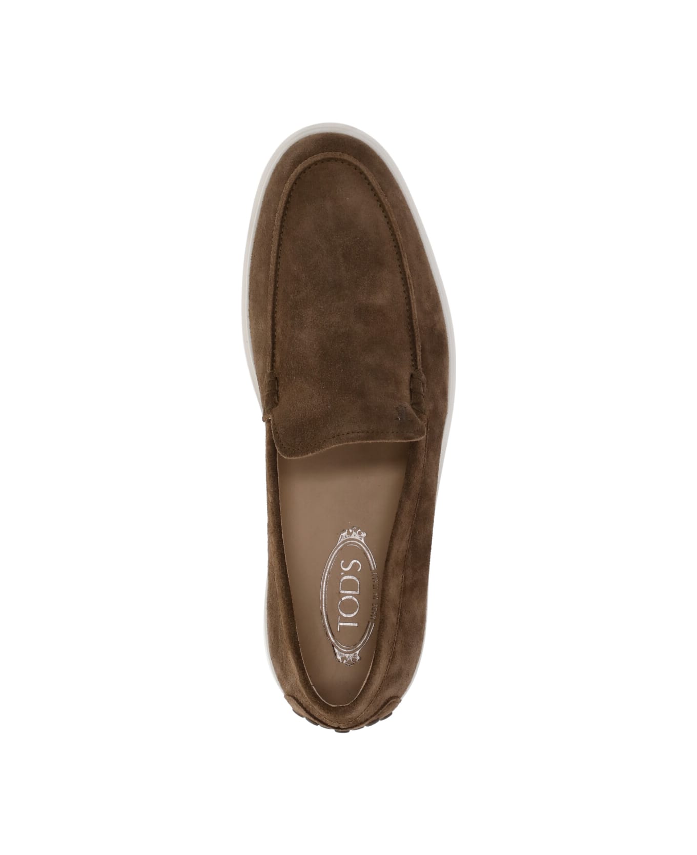 Tod's Suede Leather Loafers - brown ローファー＆デッキシューズ