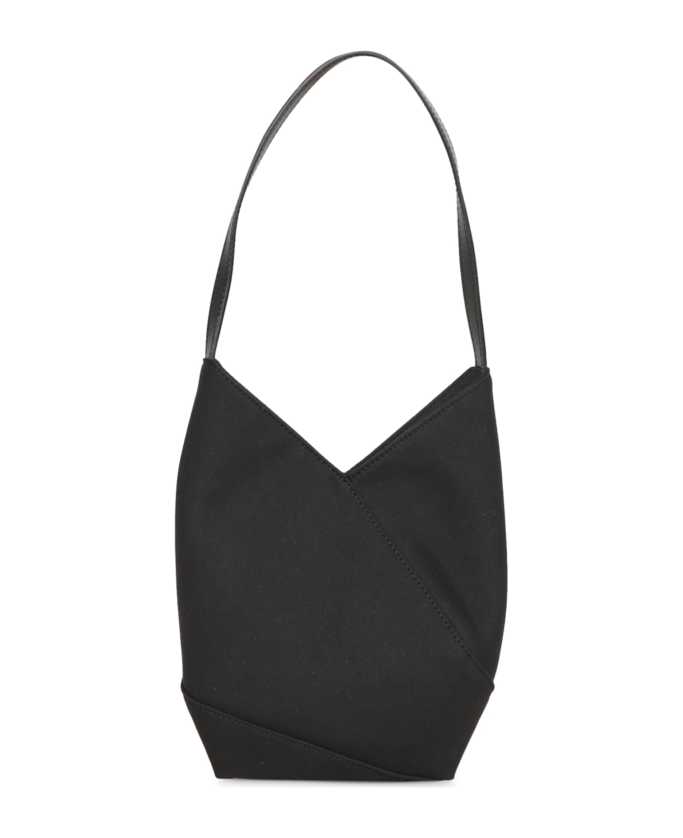 MM6 Maison Margiela Egg Satin Black Bag | italist MM6 Maison Margiela Egg Satin Black Bag | italist