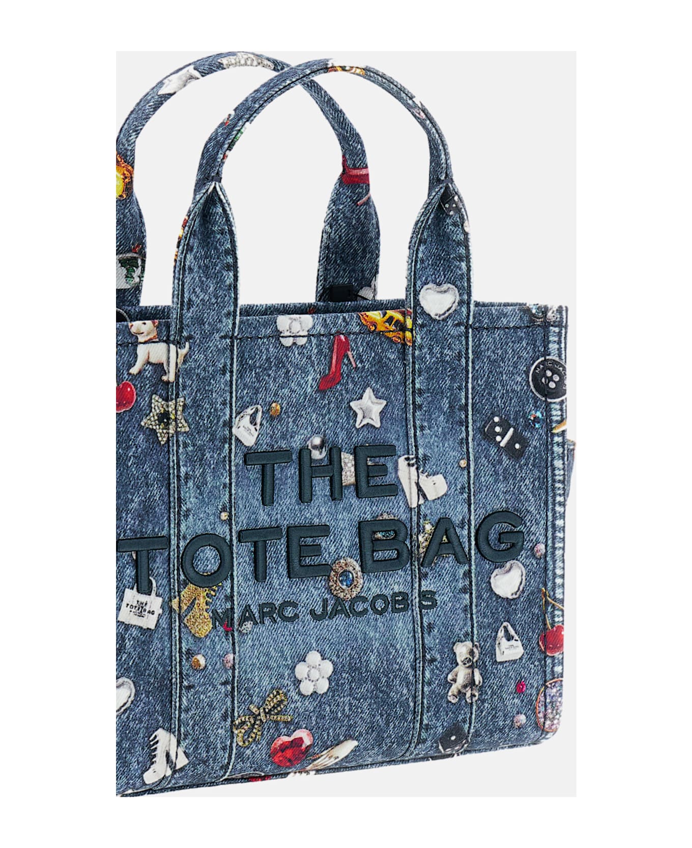 Marc Jacobs The Small Tote Trompe L'oeil - Blue