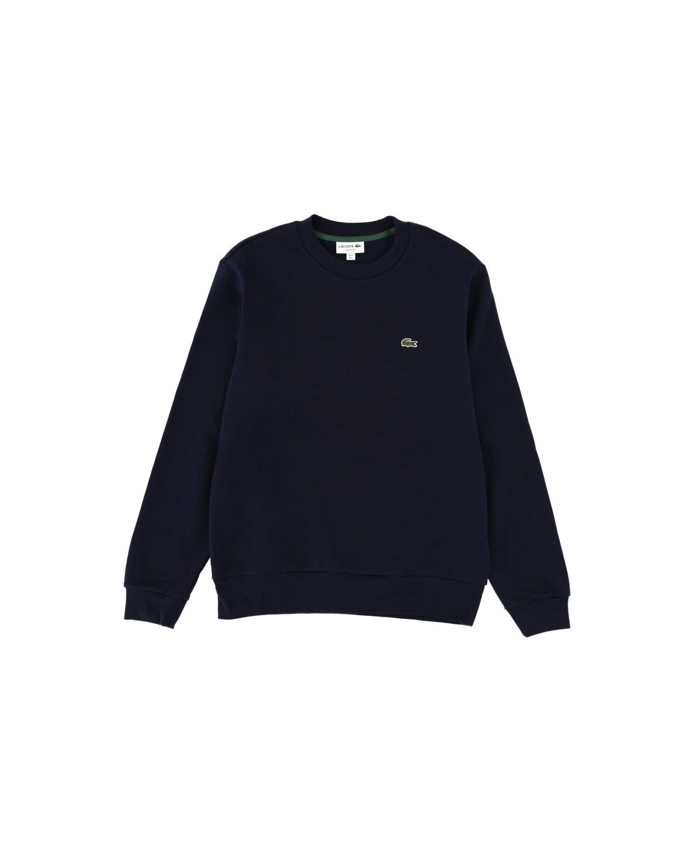 Lacoste Fleece Sweatshirt With Logo - BLUE