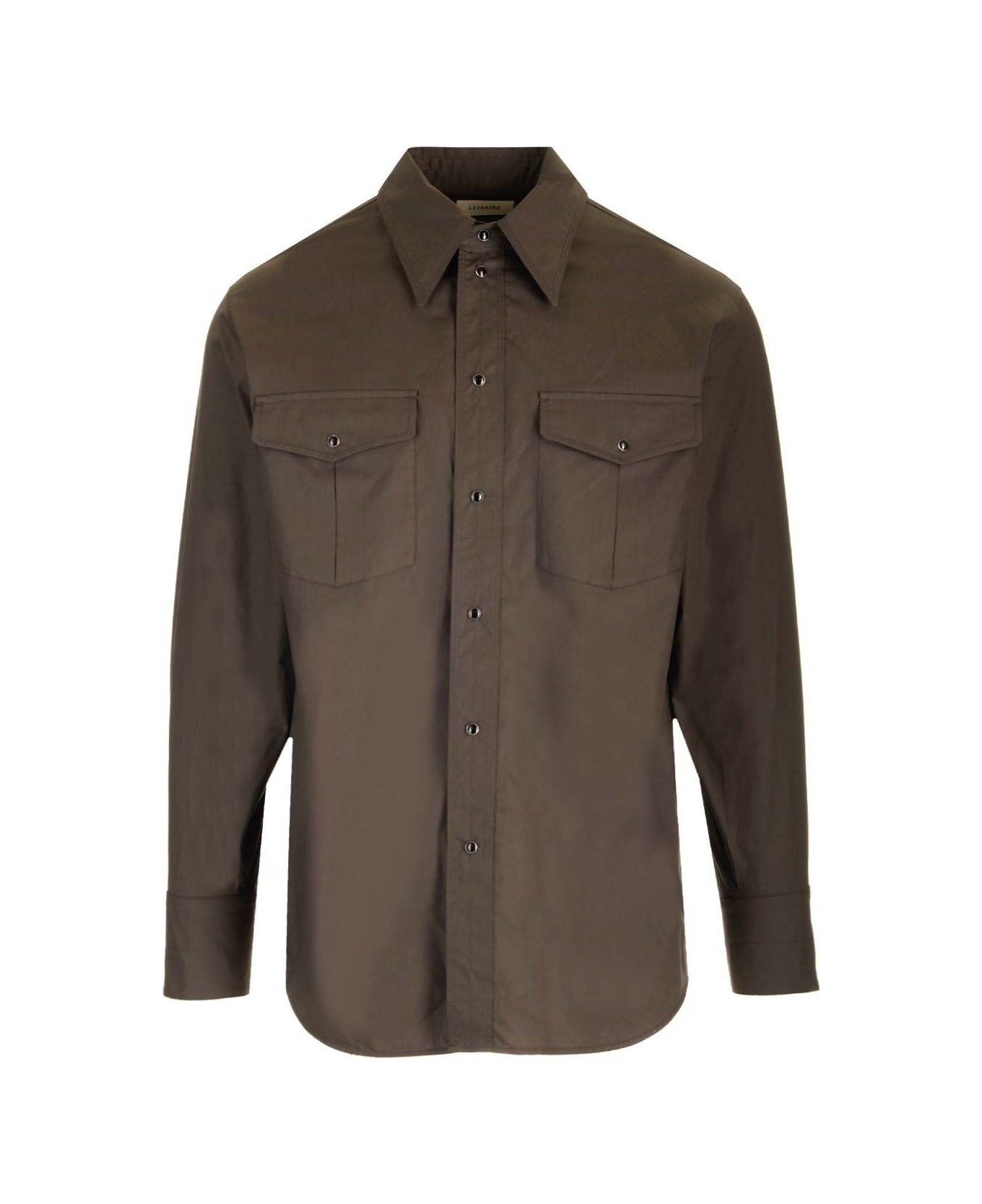 シャツ Lemaire Coffee brown cotton shirt Lemaire Coffee Brown Cotton Shirt スーツ 通販 | italist
