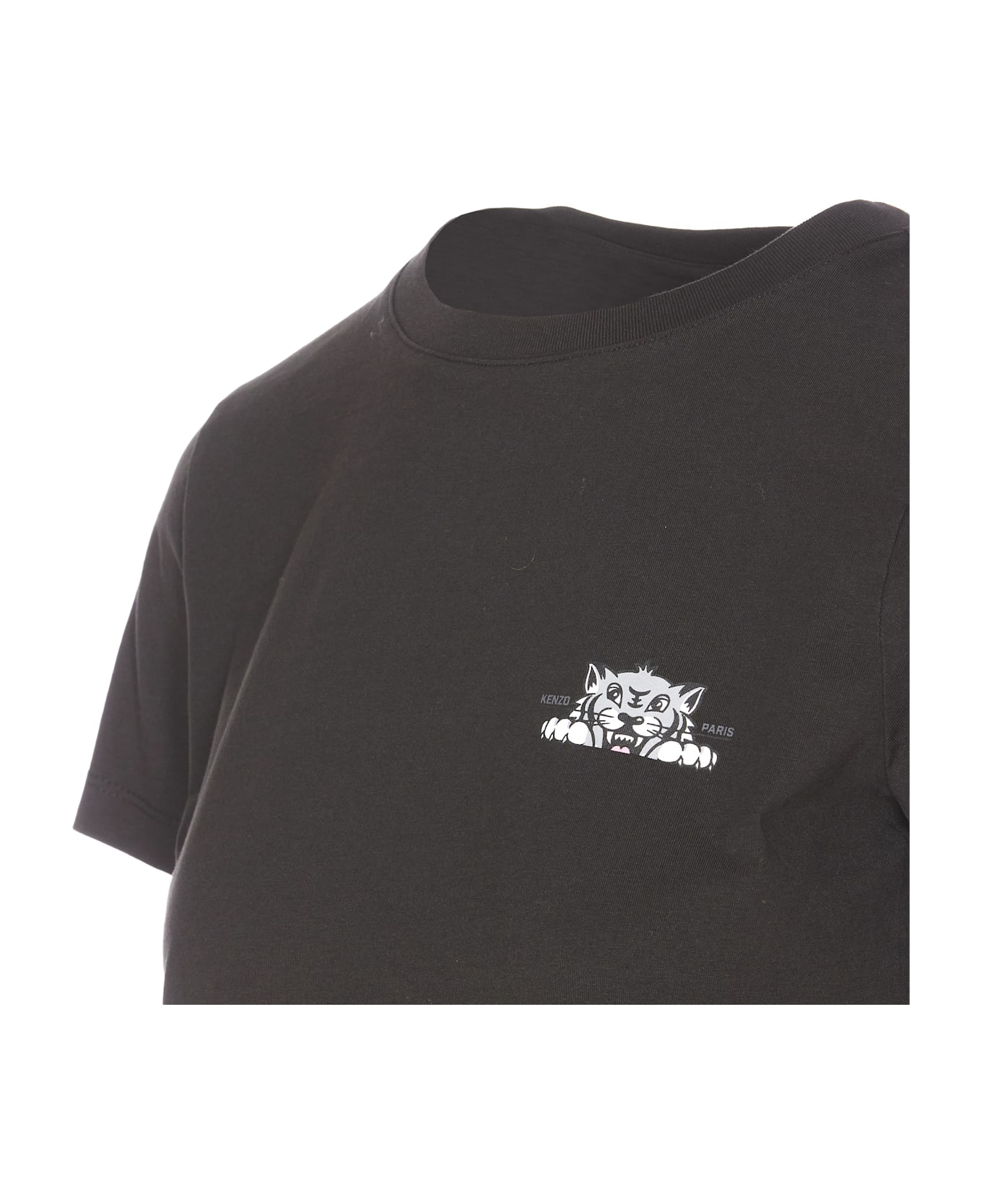 Kenzo Gots Happy Tiger T-shirt - BLACK