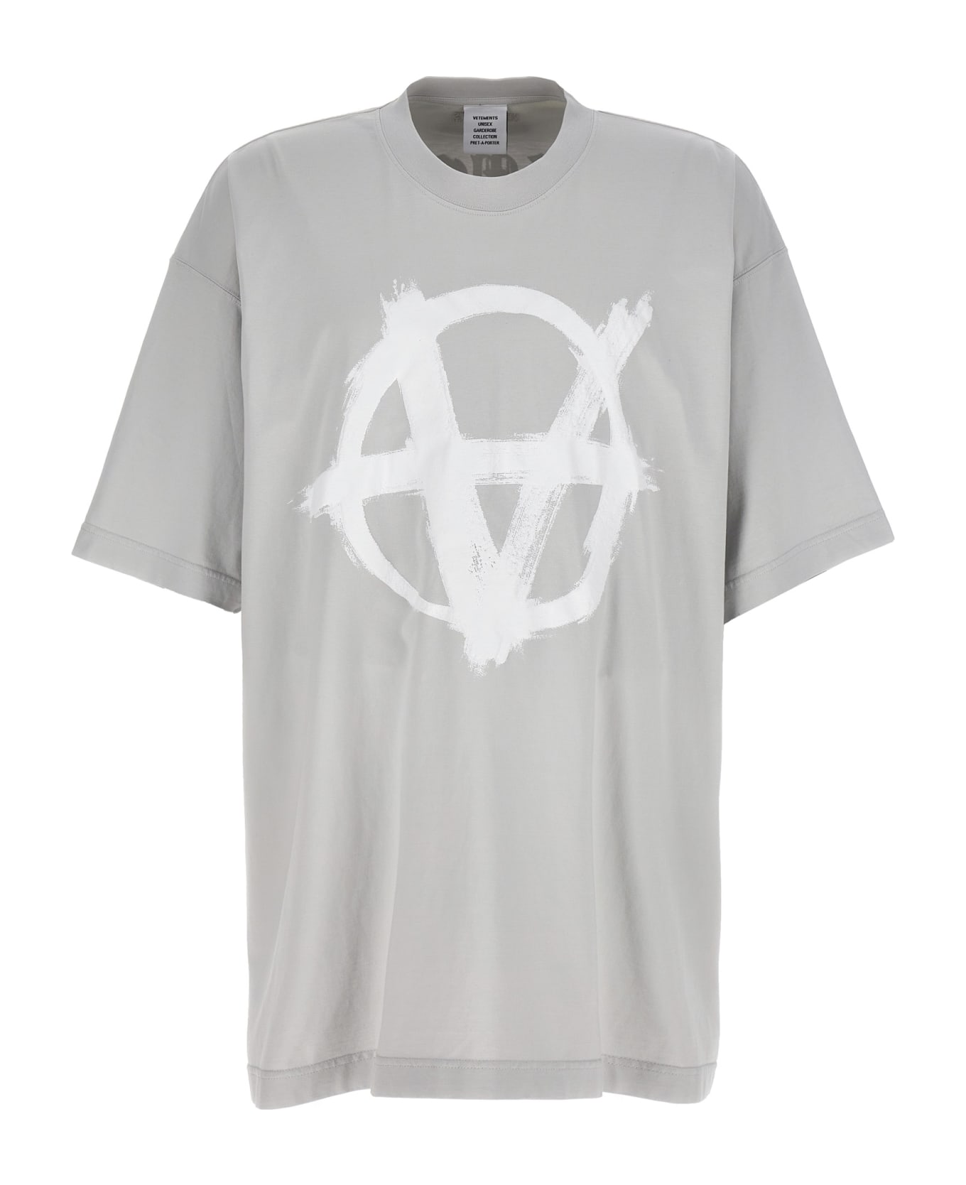 VETEMENTS Reverse Anarchy T-shirt - WHITE
