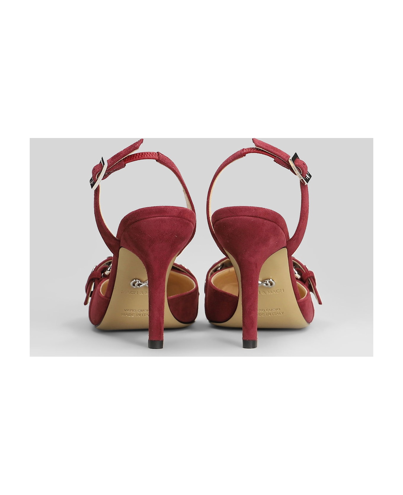 Mach 
Mach Pumps In Bordeaux Leather - bordeaux