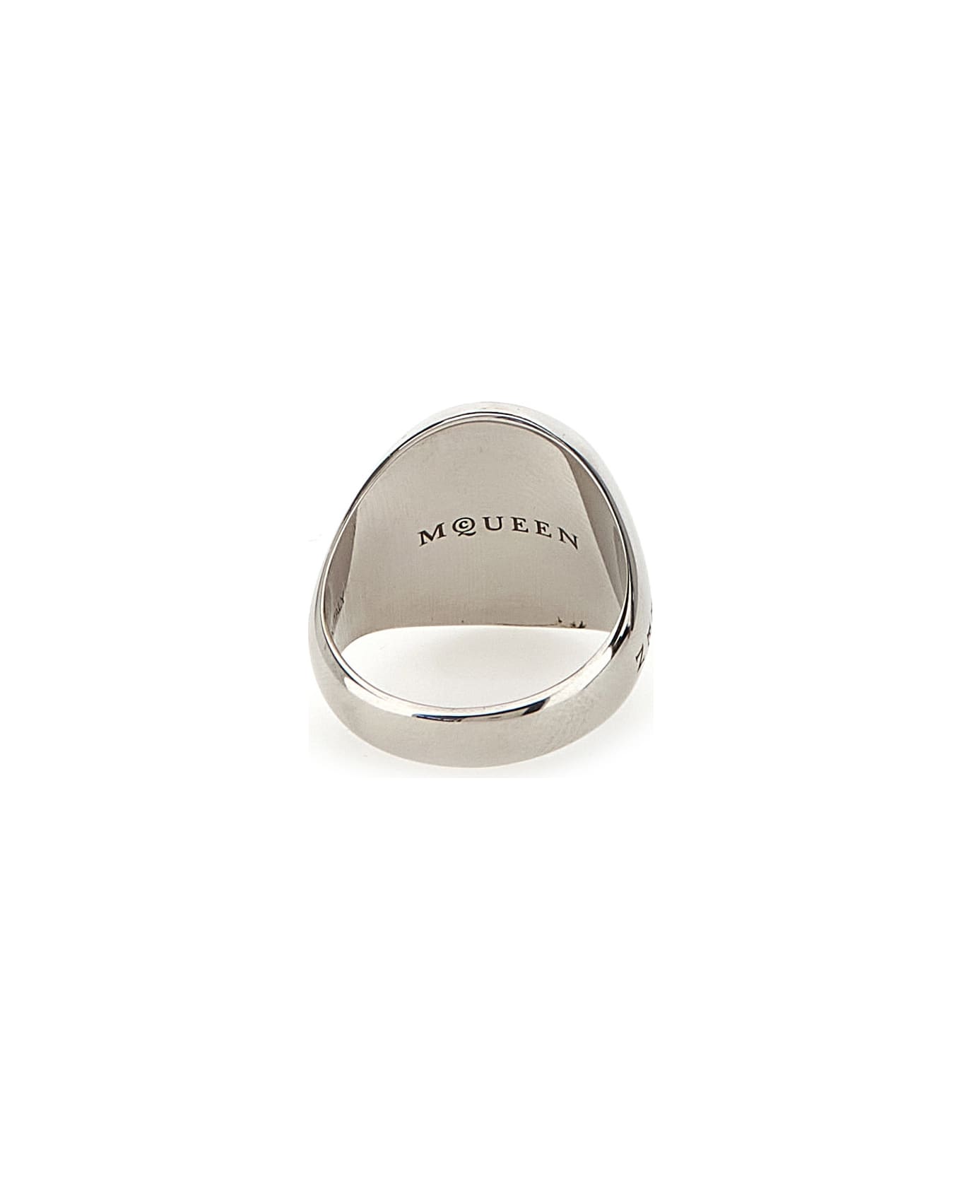 Alexander McQueen 
signet
 Ring - Silver