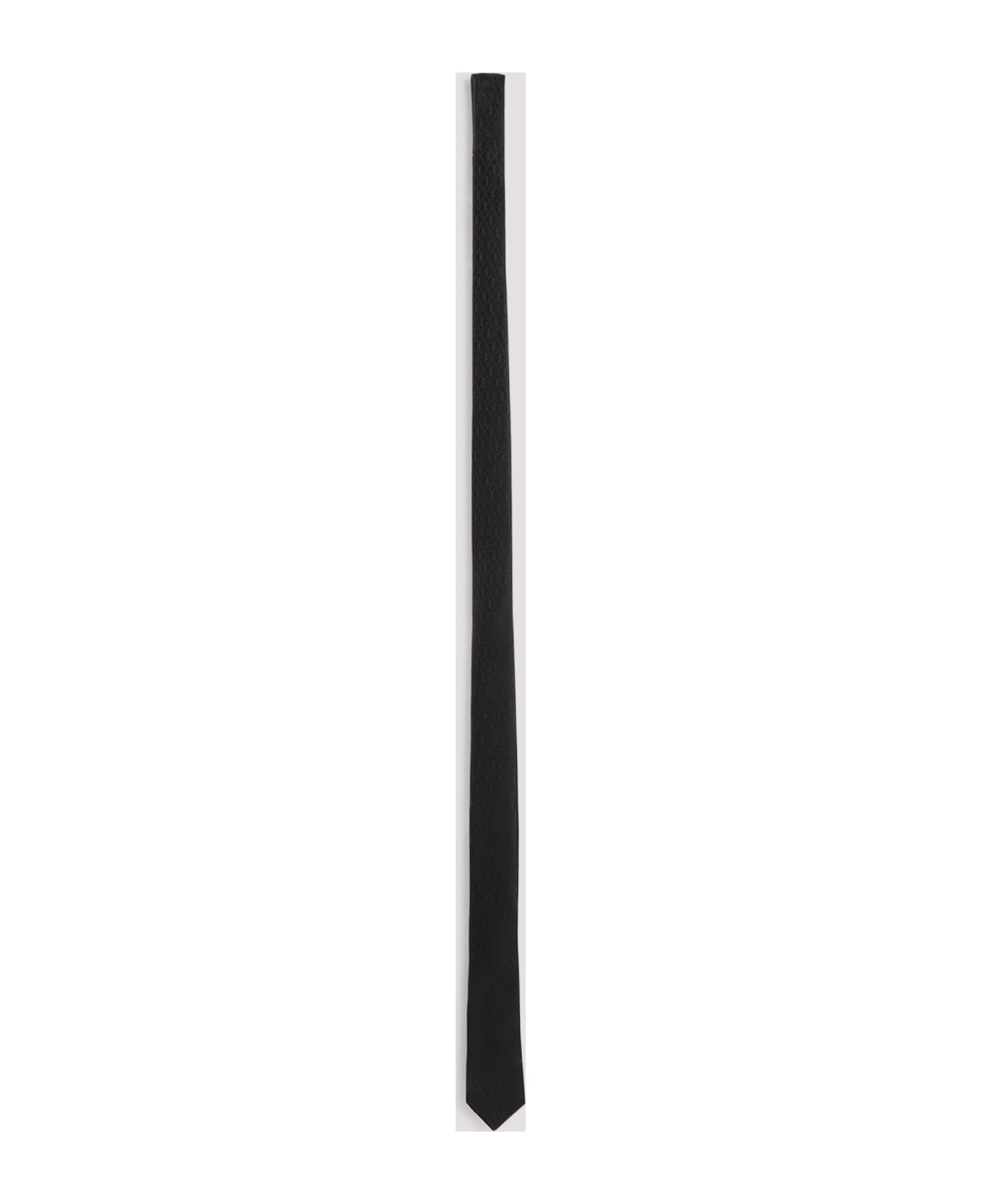 Saint Laurent Monogramme Tie - Black Black