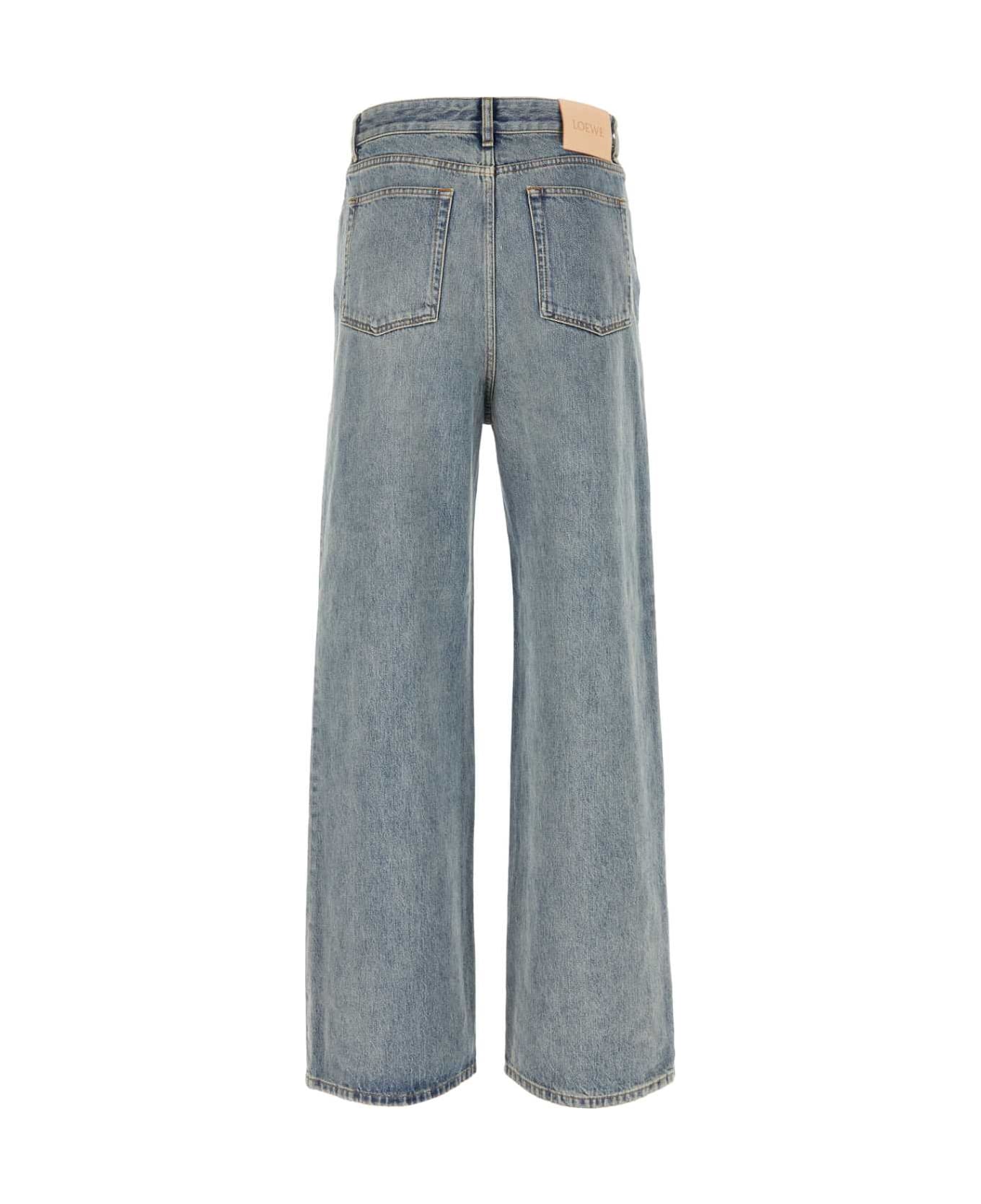 Loewe Denim Wide-leg Jeans - WASHEDDENIM デニム