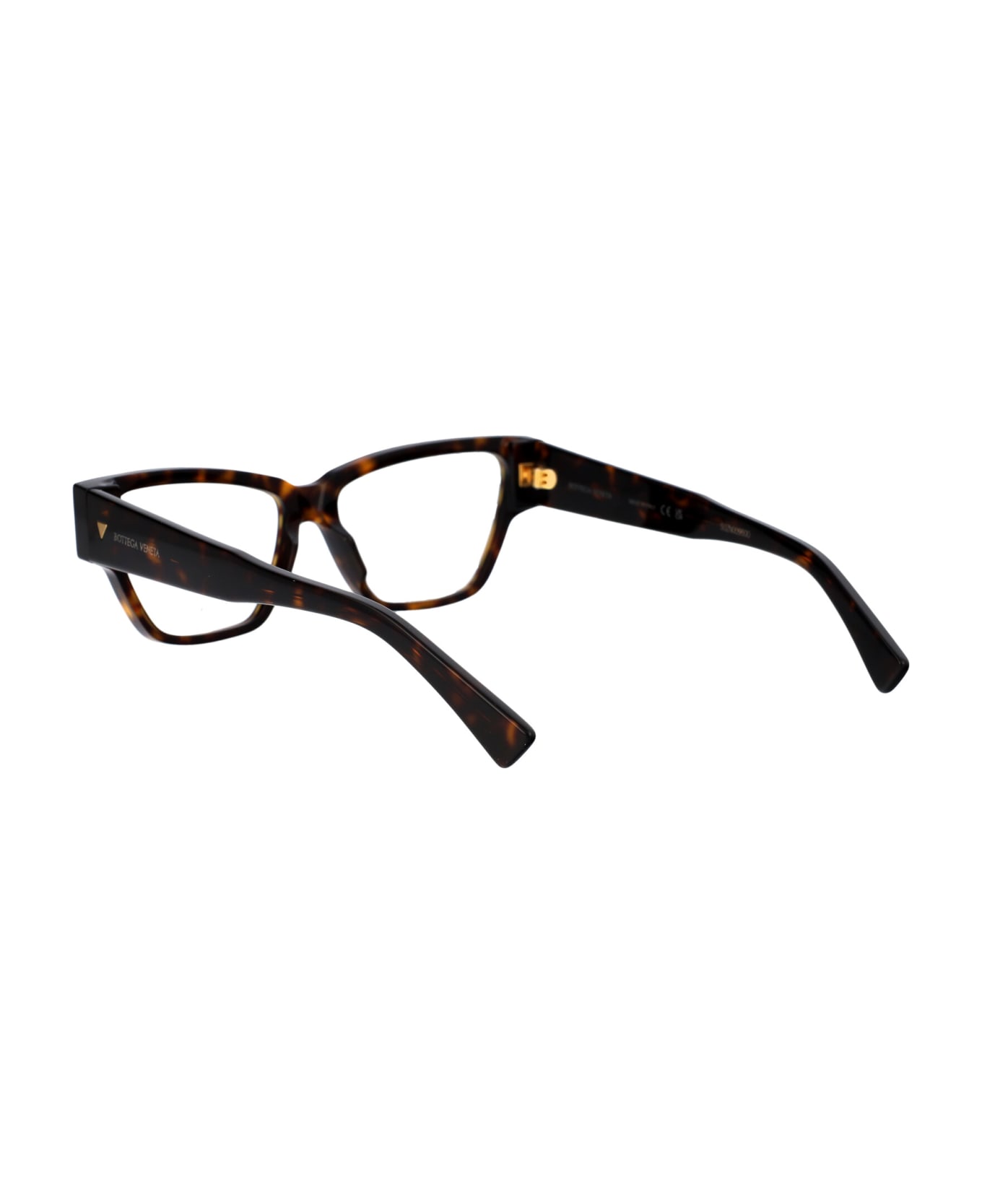 Bottega Veneta Eyewear Bv1288o Glasses - 002 HAVANA HAVANA TRANSPARENT