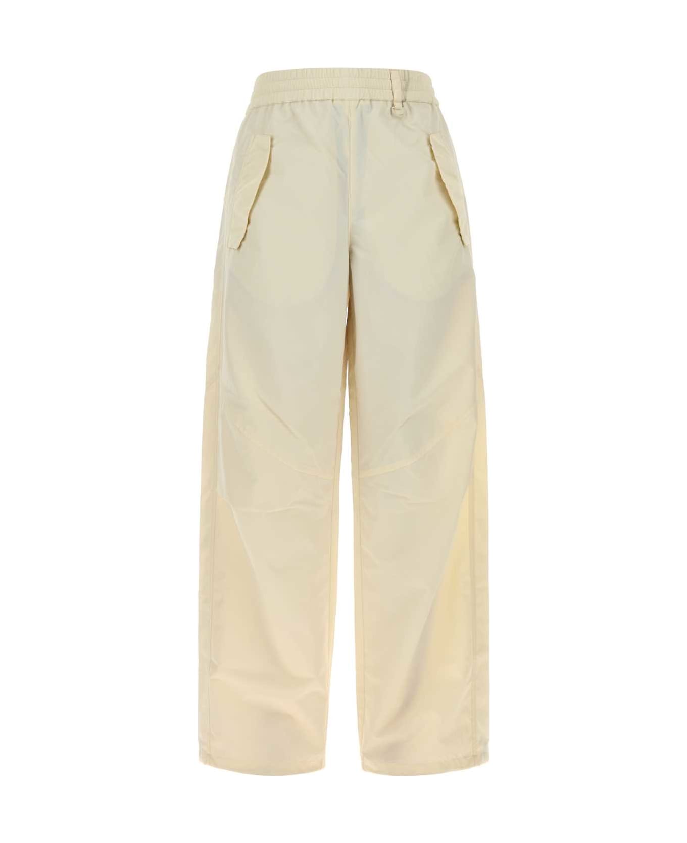 Herno Ivory Nylon Pant - PANNASCURO