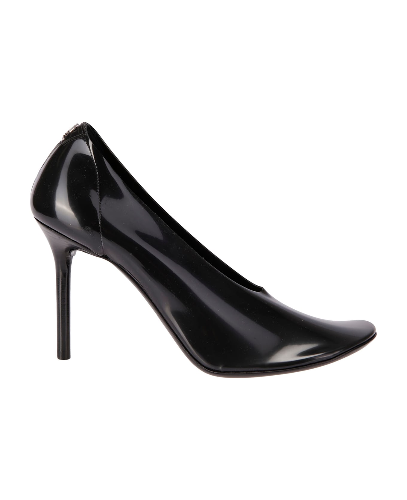Courrèges Nude Translucent Stilettos - BLACK