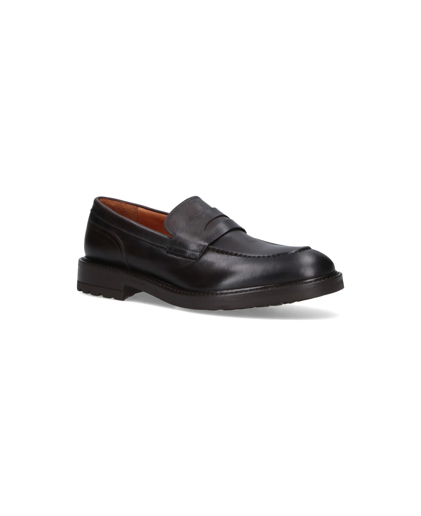 Alexander Hotto Leather Loafers - Brown