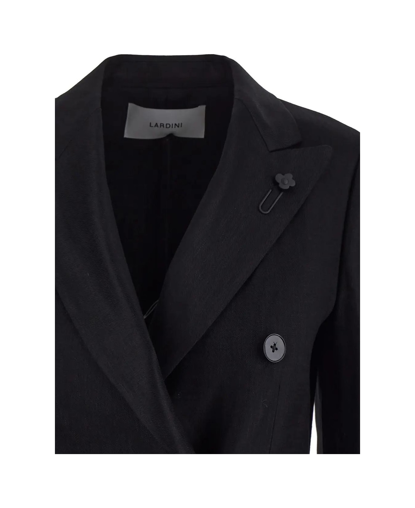 Lardini Double-breasted Jacket - Black コート