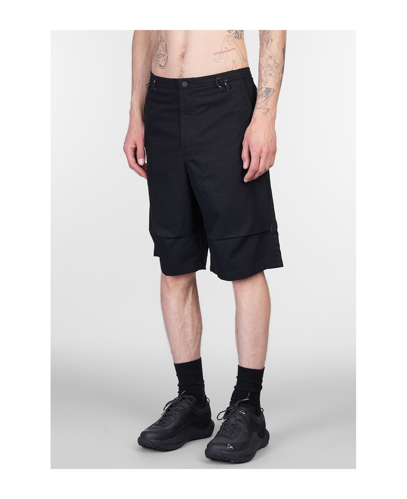 Maharishi Shorts In Black Cotton - black