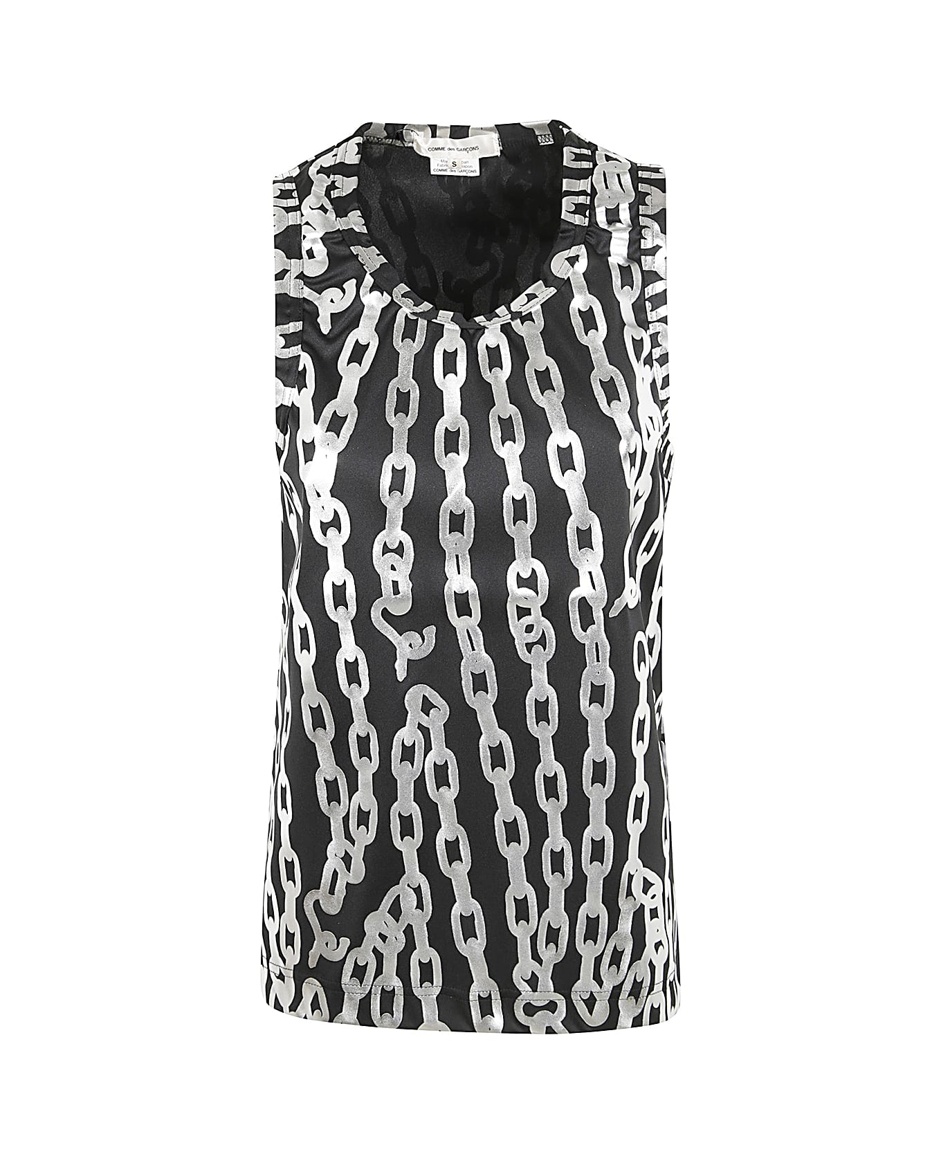 Comme des Garçons Ladie`s T-shirt - Black Silver