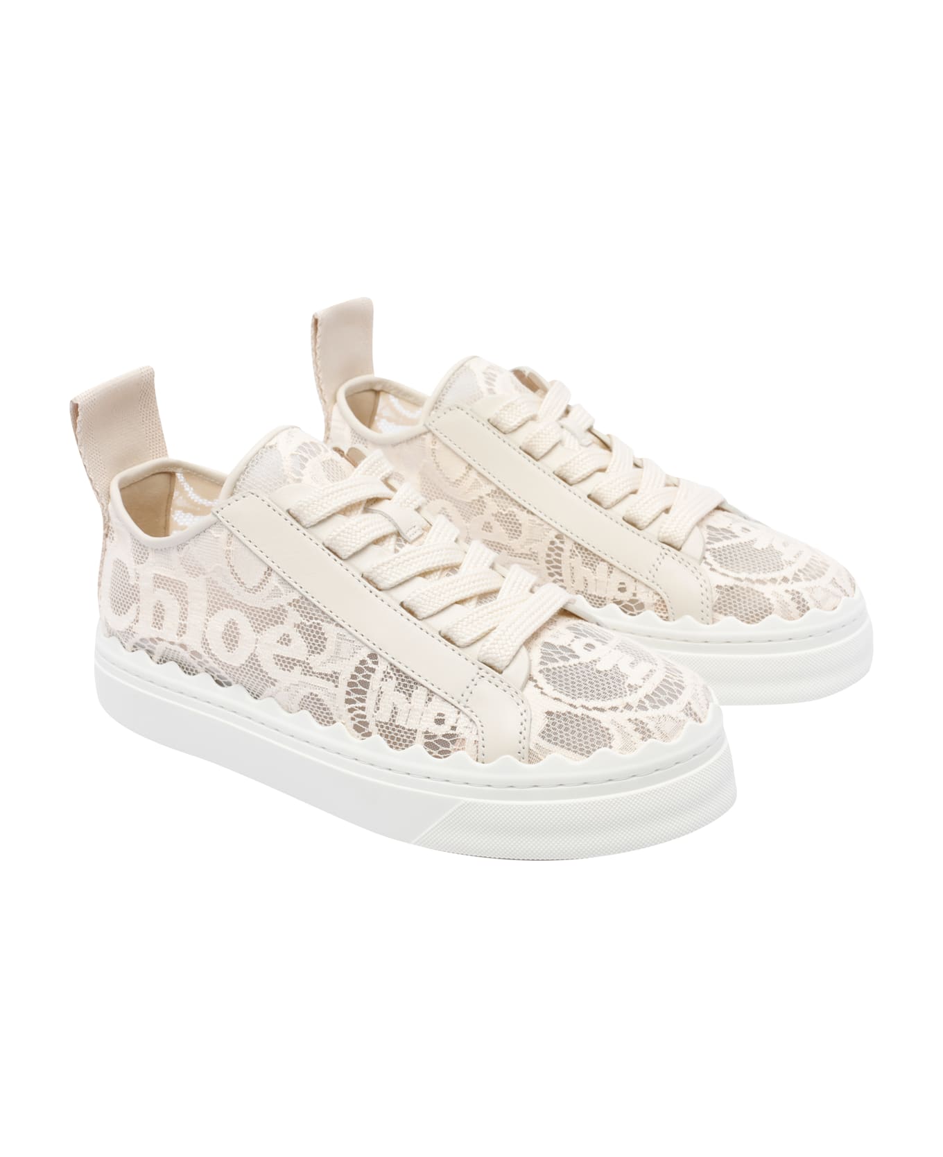 Chloé Lauren Sneakers - Beige