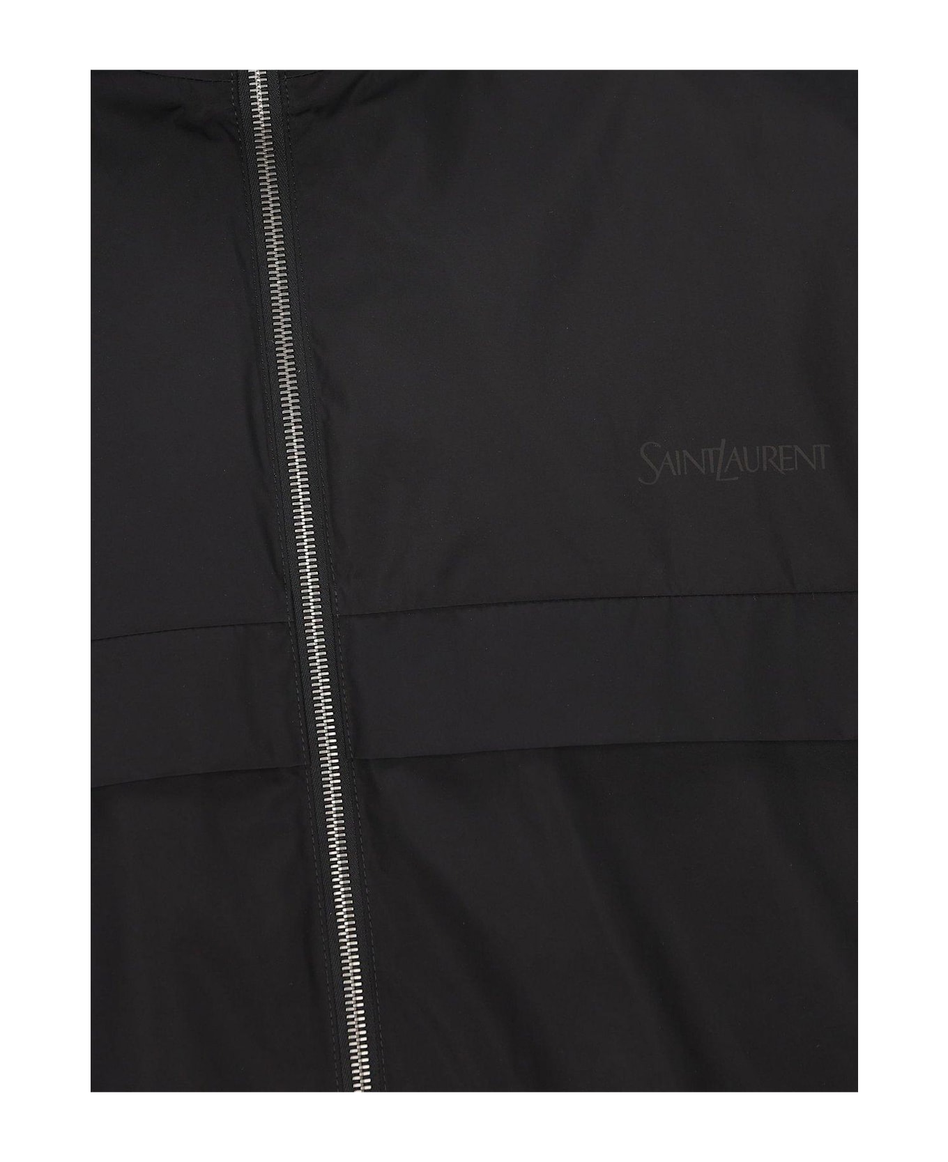 Saint Laurent Beeps Baseball Jacket - Black