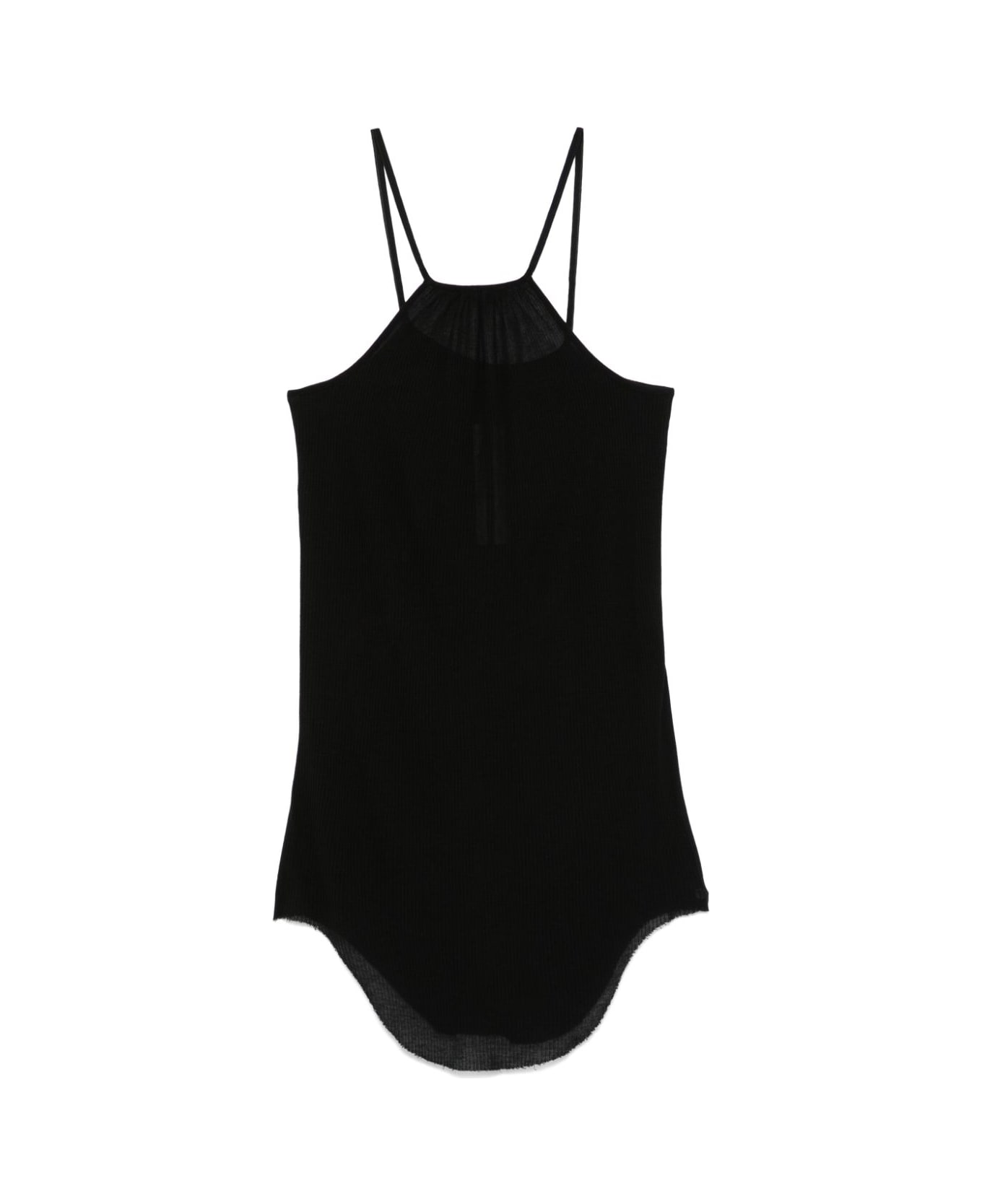 Rick Owens Skorpio Silk Top - Black