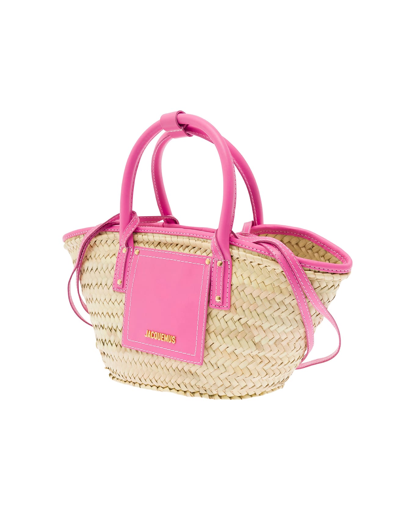 Jacquemus Le Petit Panier Soli Bag - Neon pink