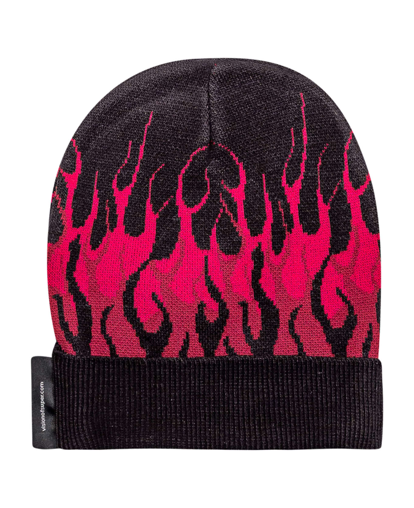 Vision of Super Flames Hat - BLACK